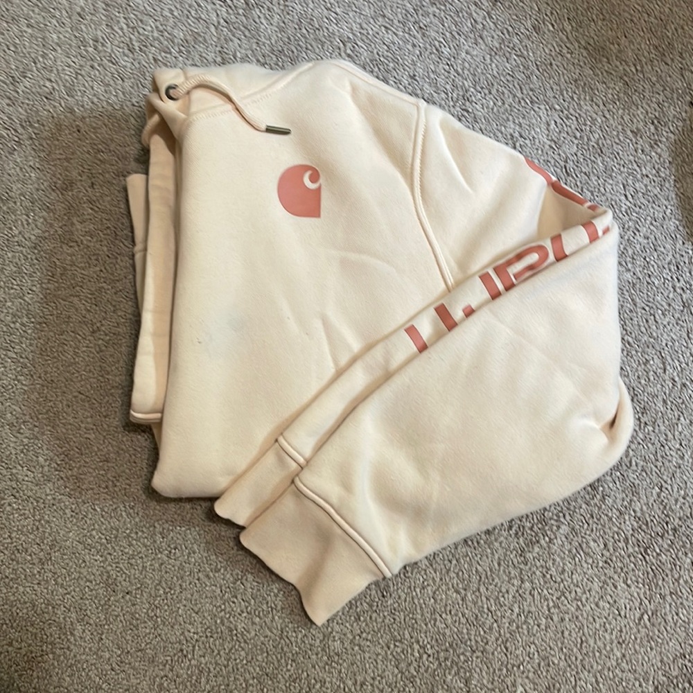 Pink carhartt hoodie